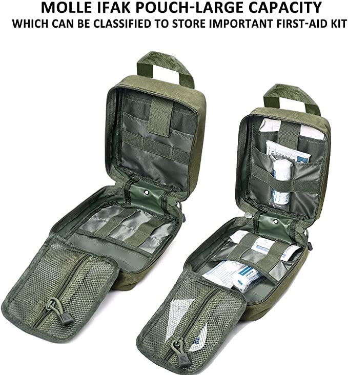 Bolsa militar de primeros auxilios para acampar #P4201
