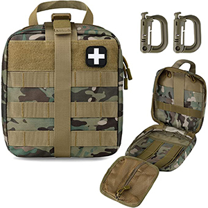 Bolsa médica militar IFAK, kit de supervivencia de emergencia para exteriores, diseño de liberación rápida #B4581