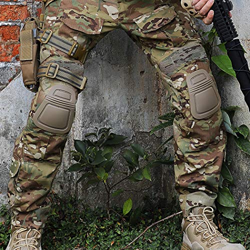 Rodilleras de combate para pantalones militares de caza Airsoft #P1568